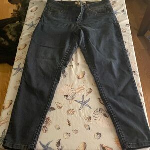 Used democracy brand blue jeans